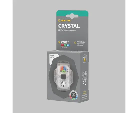Kompaktowa multilatarka Armytek Crystal (Grey Onyx) - Polunek