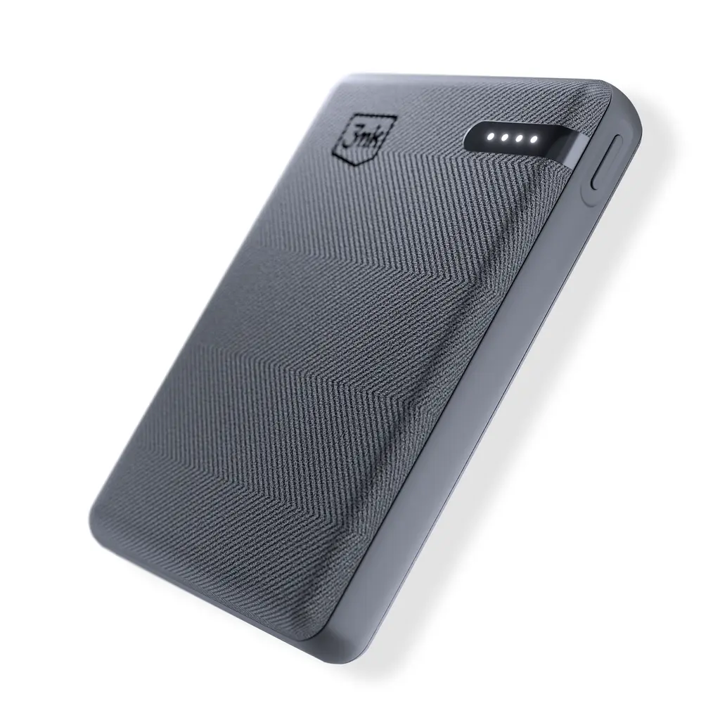 Accessories - 3mk Pocket Powerbank 5,000mAh 12W USB 1C-Grey - LeszkoMotoTV