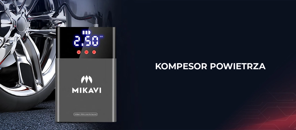 Mikavi EnerJump 1 – Jump starter z kompresorem powietrza - Mateusz Mac