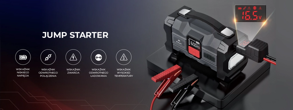 Mikavi EnerJump 2 – Jump starter z kompresorem powietrza - Mateusz Mac