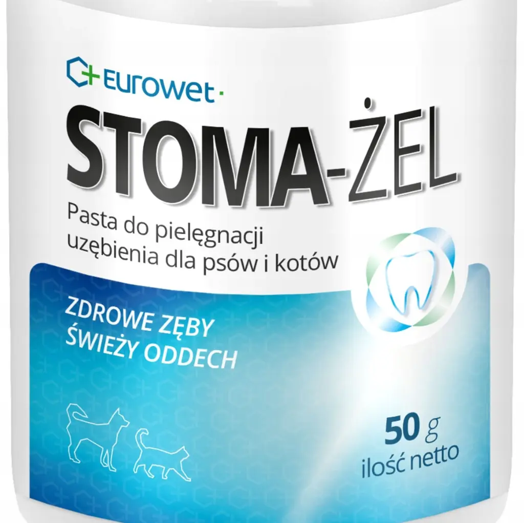 EUROWET STOMA-ŻEL pasta do pielęgnacji uzębienia dla psów i kotów 50g - Mateusz Mac