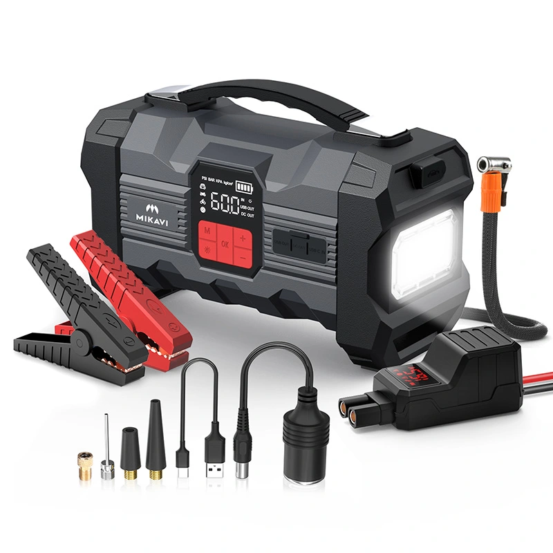 Mikavi EnerJump 2 – Jump starter z kompresorem powietrza - Mateusz Mac