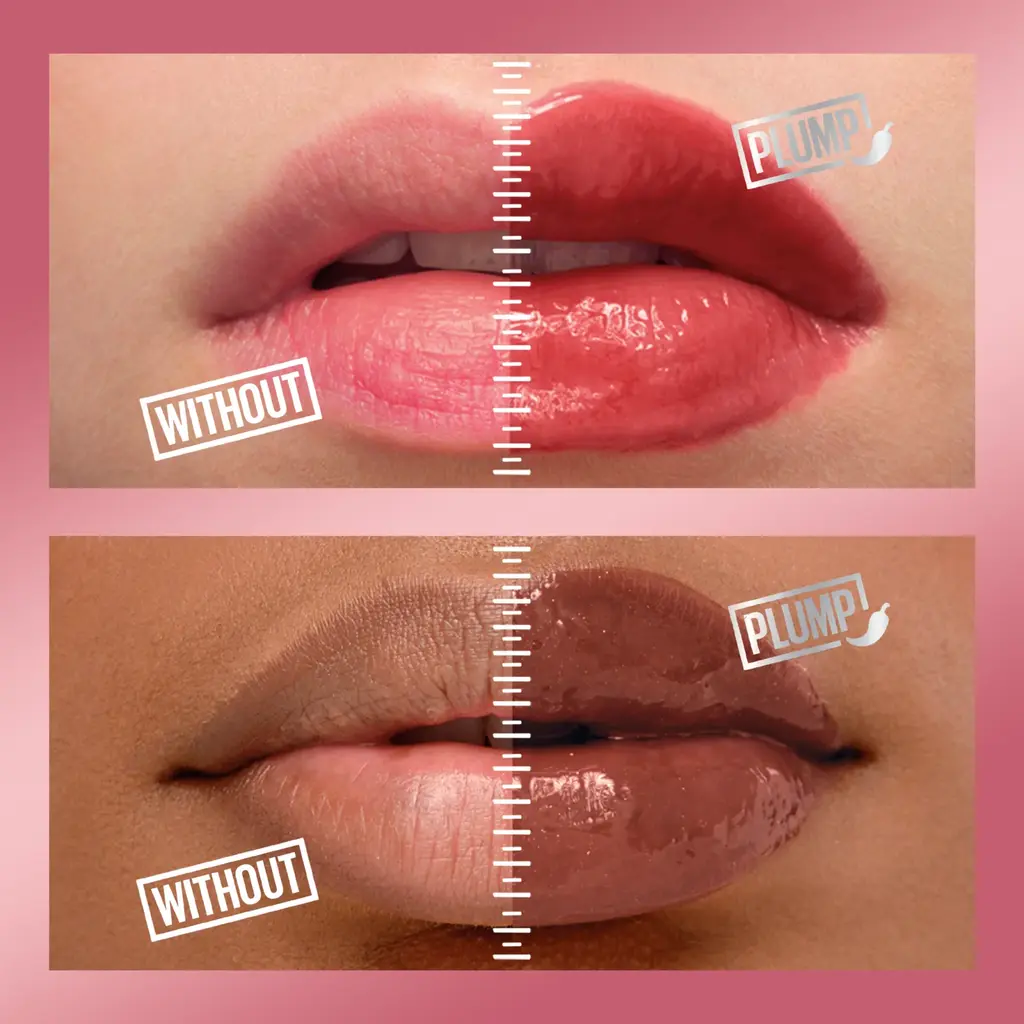 Maybelline Lifter Plump błyszczyk do ust z efektem powiększenia - Mateusz Mac