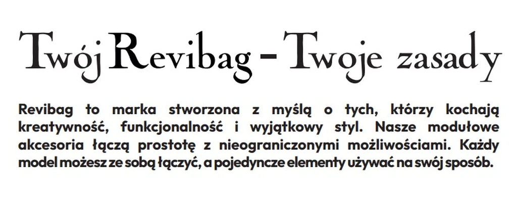 Revibag - modułowa przywieszka na torebkę Eternal Ember  - Mateusz Mac