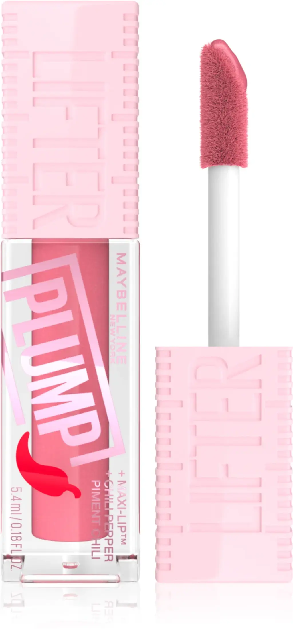 Maybelline Lifter Plump błyszczyk do ust z efektem powiększenia - Mateusz Mac