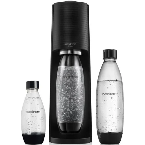 Saturator SODASTREAM Terra Czarny + 3 butelki - Dim