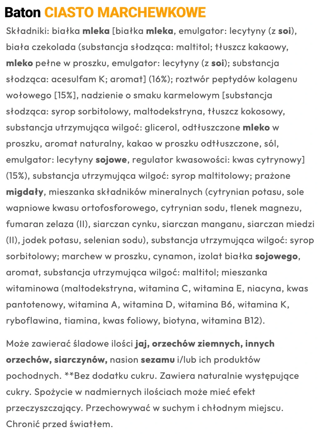 eatyx 10+4 GRATIS - posiłek w formie batona  - Dim
