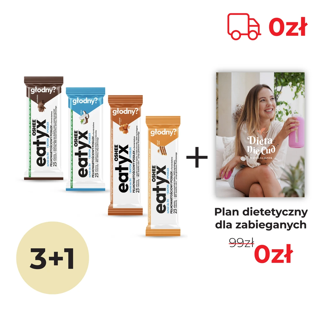 eatyx 3+1 GRATIS - posiłek w formie batona + darmowa dostawa - Dim