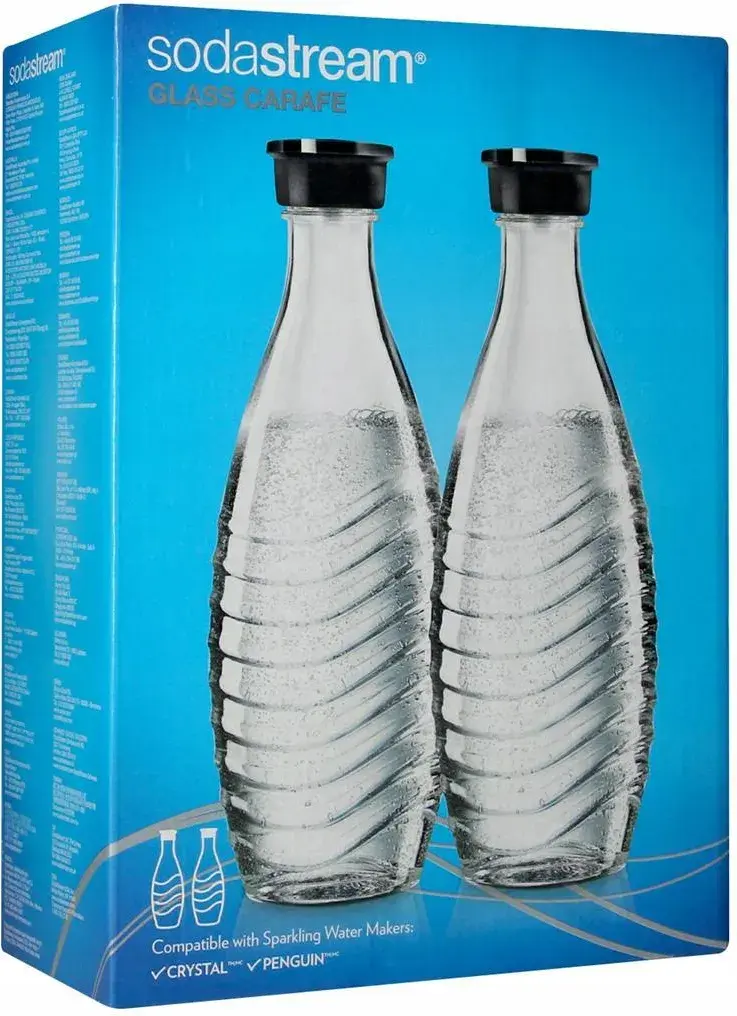 Szklane butelki SodaStream 0,6 L – 2 szt. do saturatora - Dim