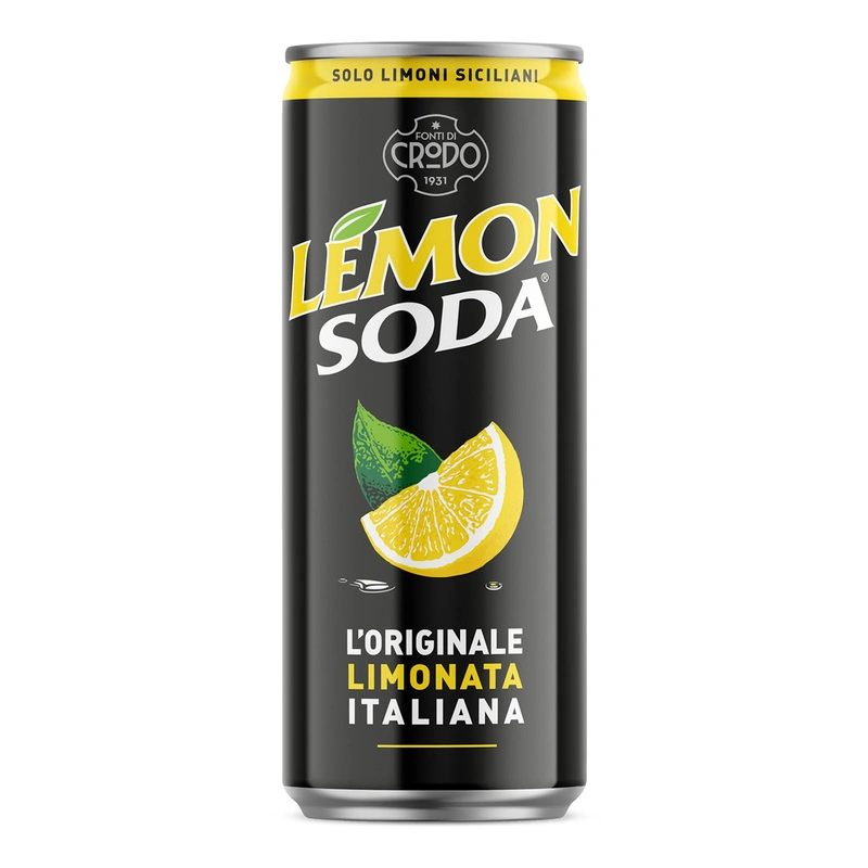 Włoskie napoje gazowane z sokiem – Oran-Soda / Lemon Soda / Mojito Soda zestaw 9x330 ml  - Dim