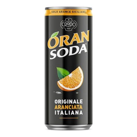 Włoskie napoje gazowane z sokiem – Oran-Soda / Lemon Soda / Mojito Soda zestaw 9x330 ml  - Dim