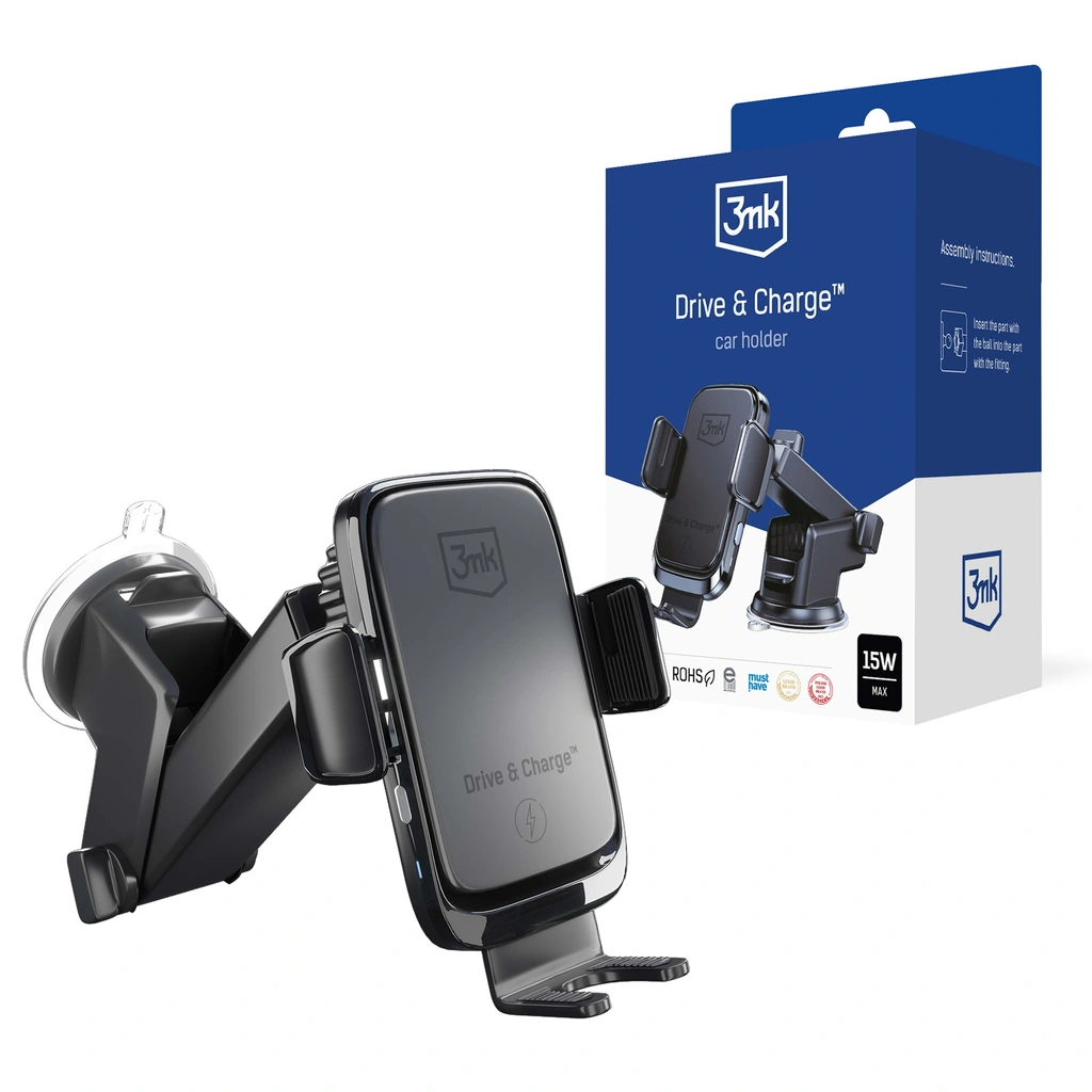 Uchwyt samochodowy 15W - 3mk Drive & Charge - Akiamino
