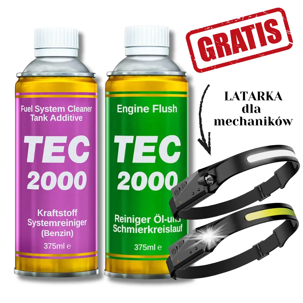 PROMO Zestaw do Benzyny TEC 2000 + latarka GRATIS - LeszkoMotoTV