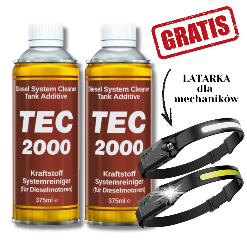PROMO Dodatek do Diesla TEC 2000 + latarka GRATIS - LeszkoMotoTV
