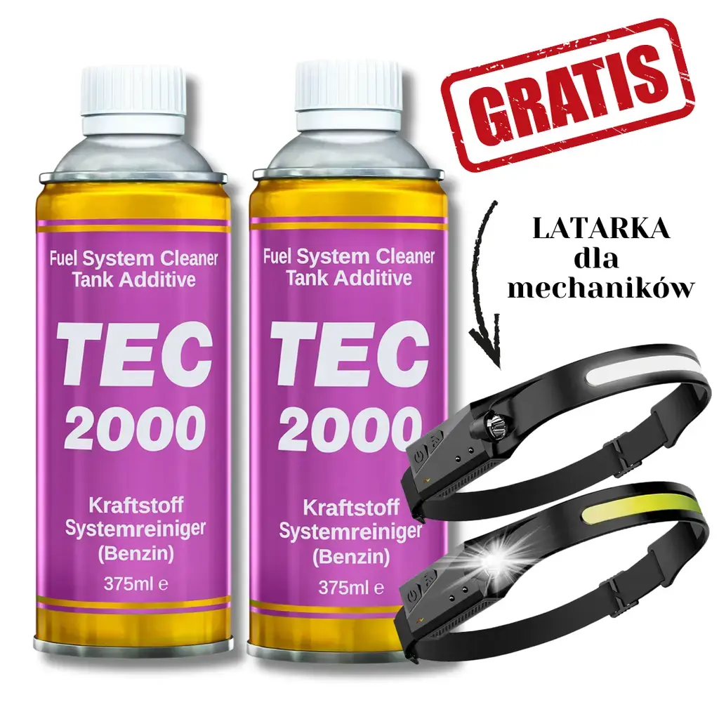 PROMO Dodatek do Benzyny TEC 2000 + latarka GRATIS - LeszkoMotoTV