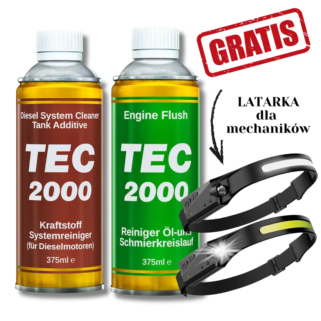PROMO Zestaw do Diesla TEC 2000 + latarka GRATIS - LeszkoMotoTV