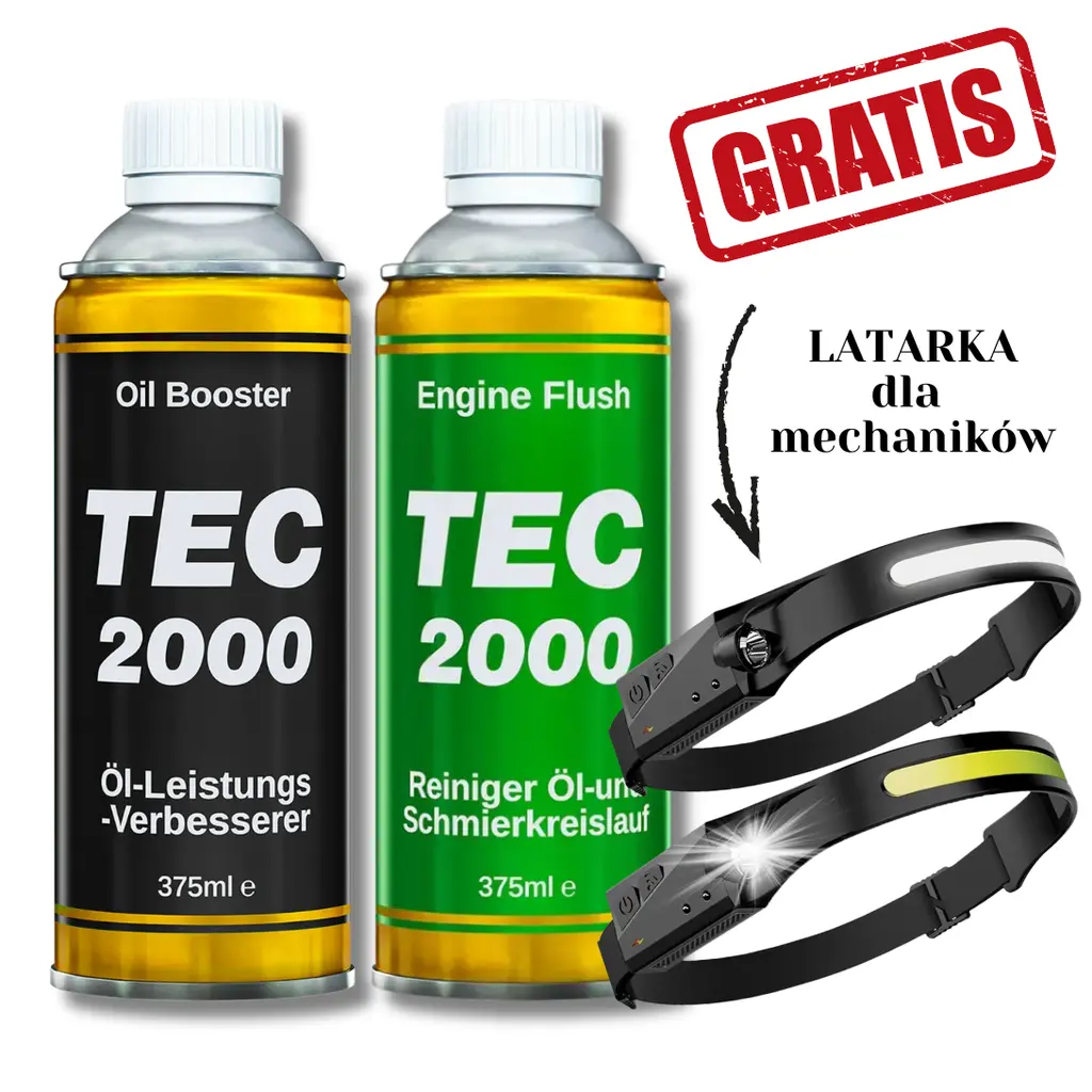 PROMO TEC 2000 dodatek do oleju i płukanka do silnika + latarka GRATIS - LeszkoMotoTV
