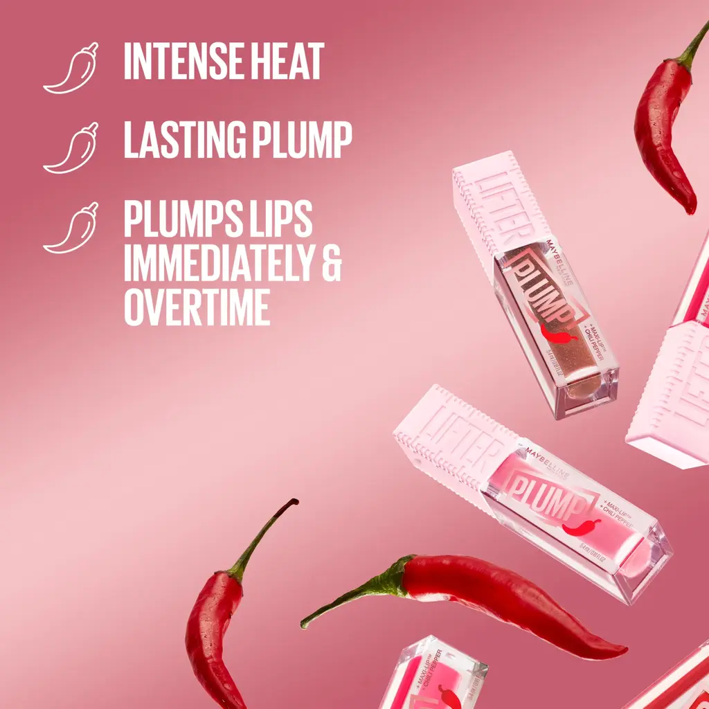 Maybelline Lifter Plump błyszczyk do ust z efektem powiększenia - ConatoTATO 