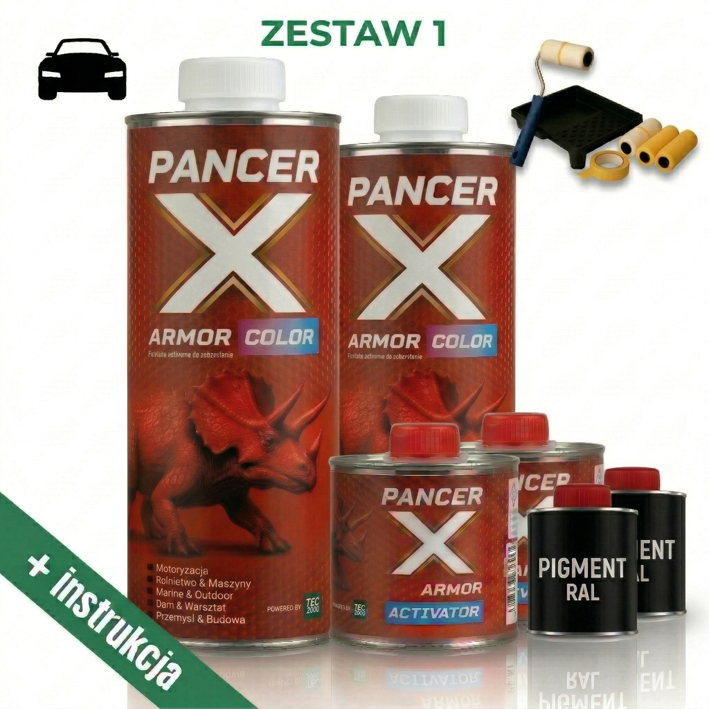PancerX COLOR - Zestaw do malowania auta wałkiem KOLOR - TwórcaD1ma