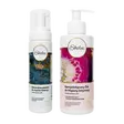 Shelee zestaw - żel regenerujący z biofermentem 15% do higieny intymnej + pianka do mycia twarzy