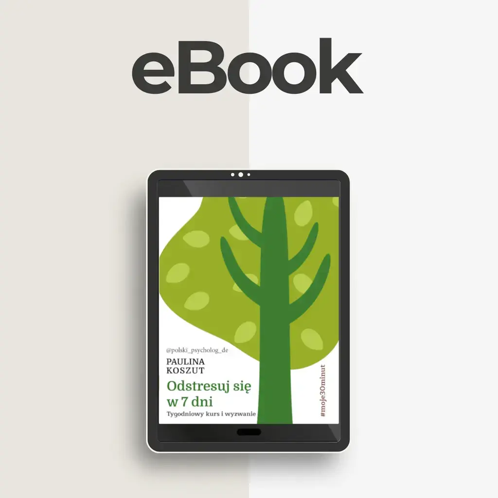 eBooki zestaw: "Zrozumieć depresję - WORKBOOK" + "Odstresuj się w 7 dni" - Polski Psycholog Paulina Koszut 