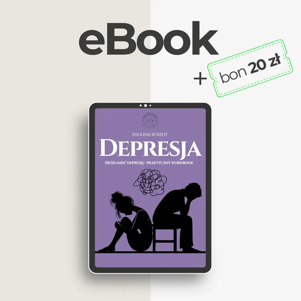 eBook SMUTEK A DEPRESJA + BON o wartości 20 zł - Polski Psycholog Paulina Koszut 