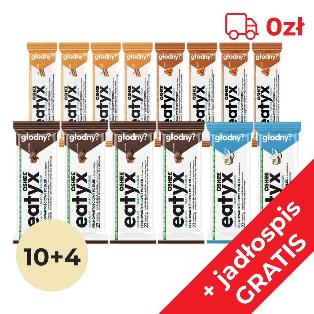 eatyx 10+4 GRATIS - posiłek w formie batona + darmowa dostawa - Paula Ślęzak