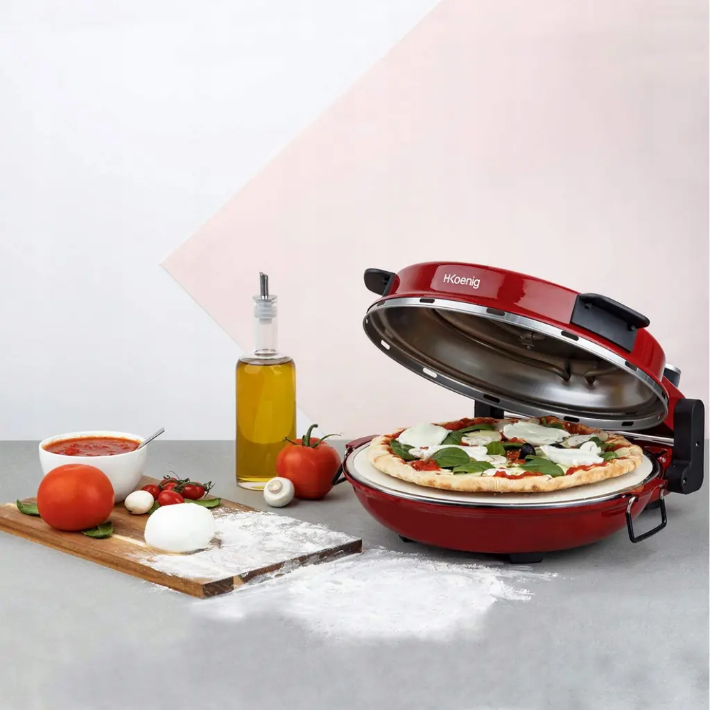 H.Koenig NAPL350 Piec do Pizzy, Aluminium, 1200 W - Paula Ślęzak