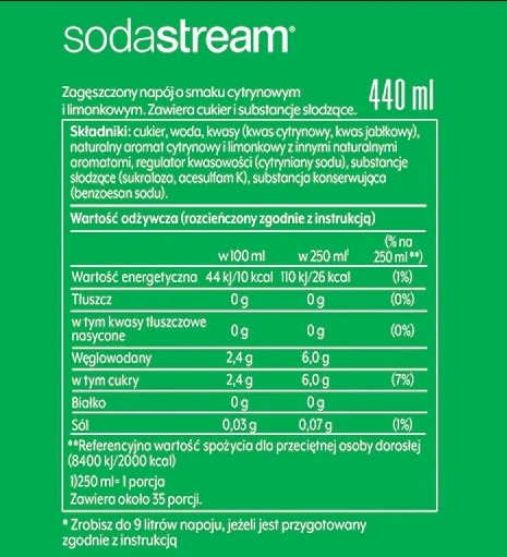 SODASTREAM – zestaw syropów do saturatora PEPSI + 7UP + MIRINDA - Dim