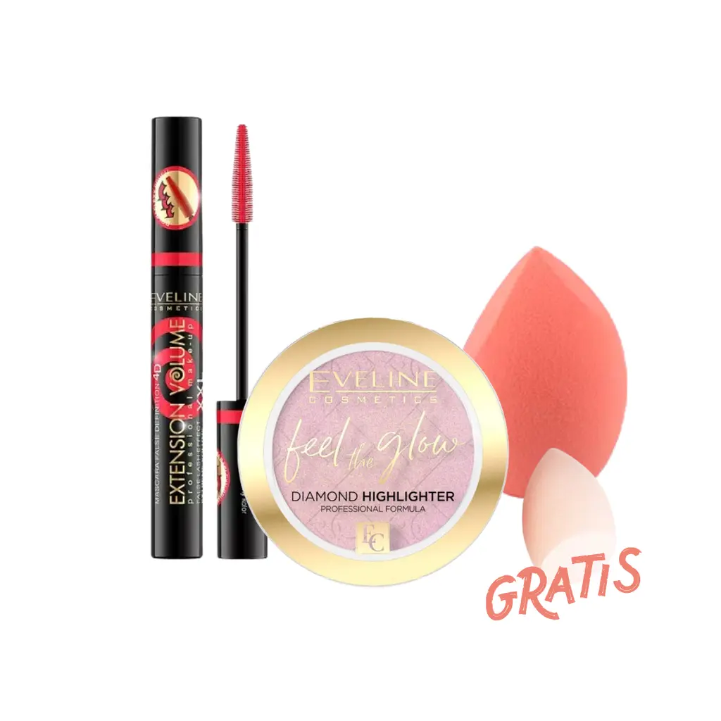 Zestaw do makijażu Różowe Glow – z prezentem od Tryfonki - Tryfonka maluje
