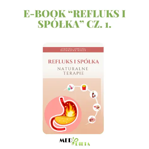 eBook „Refluks i spółka – naturalne terapie”  - Dietetyk - Zielarz Justyna Lewicka