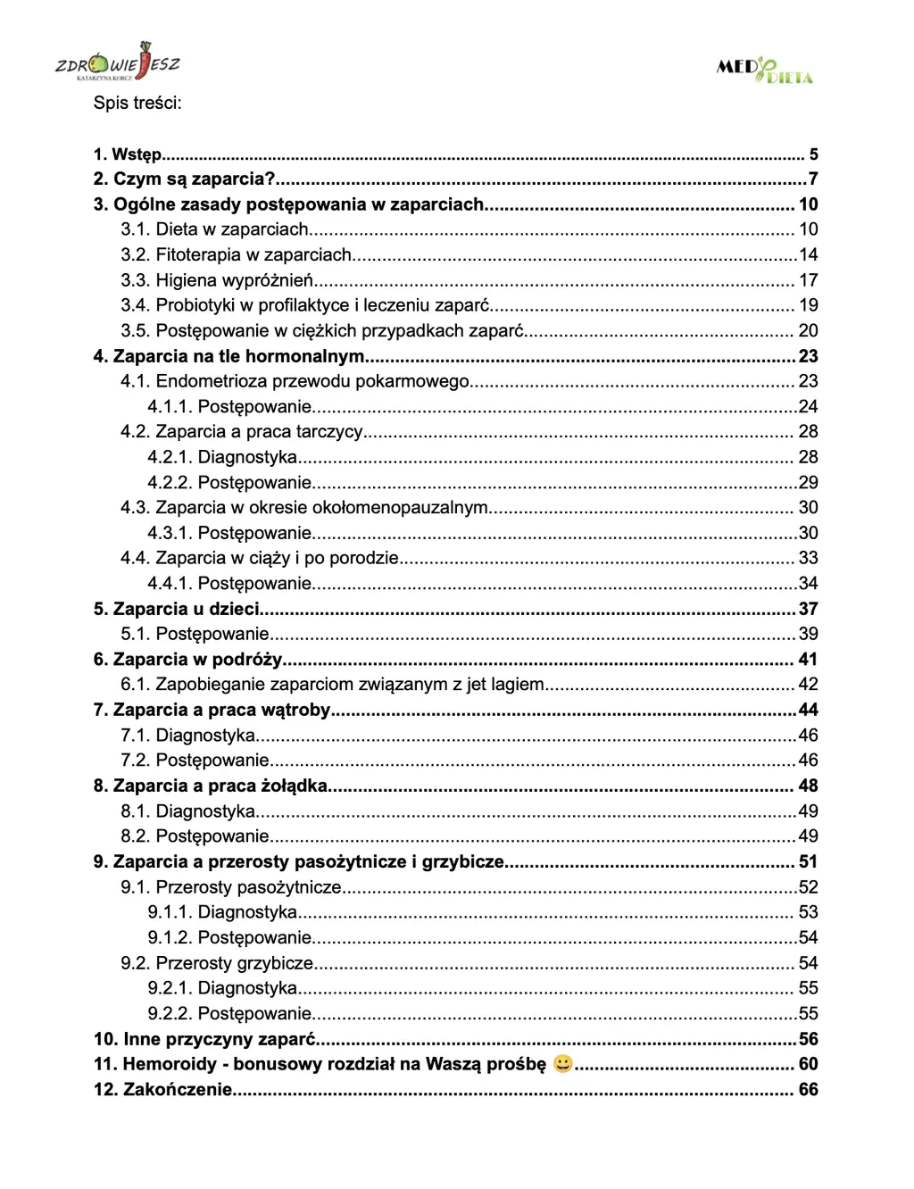 eBook  „Och te zaparcia! Znajdź przyczynę i działaj”  - Dietetyk - Zielarz Justyna Lewicka