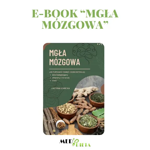 eBook "Mgła mózgowa" - dietetyk Justyna Lewicka - Dietetyk - Zielarz Justyna Lewicka