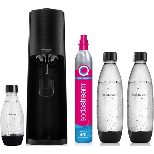 Saturator SODASTREAM Terra Czarny + 3 butelki - awnuk28