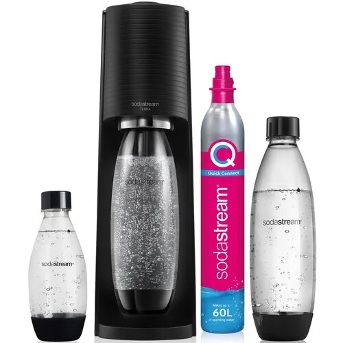Saturator SODASTREAM Terra Czarny + 3 butelki - awnuk28