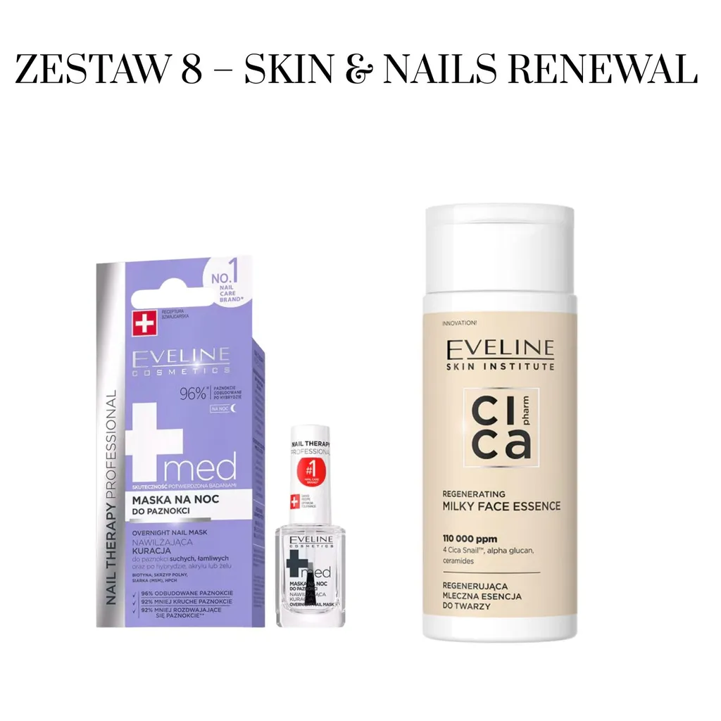 Zestaw 8 - Skin & Nails Renewal Set - Eveline Cosmetics - Kampanie z RefSpace