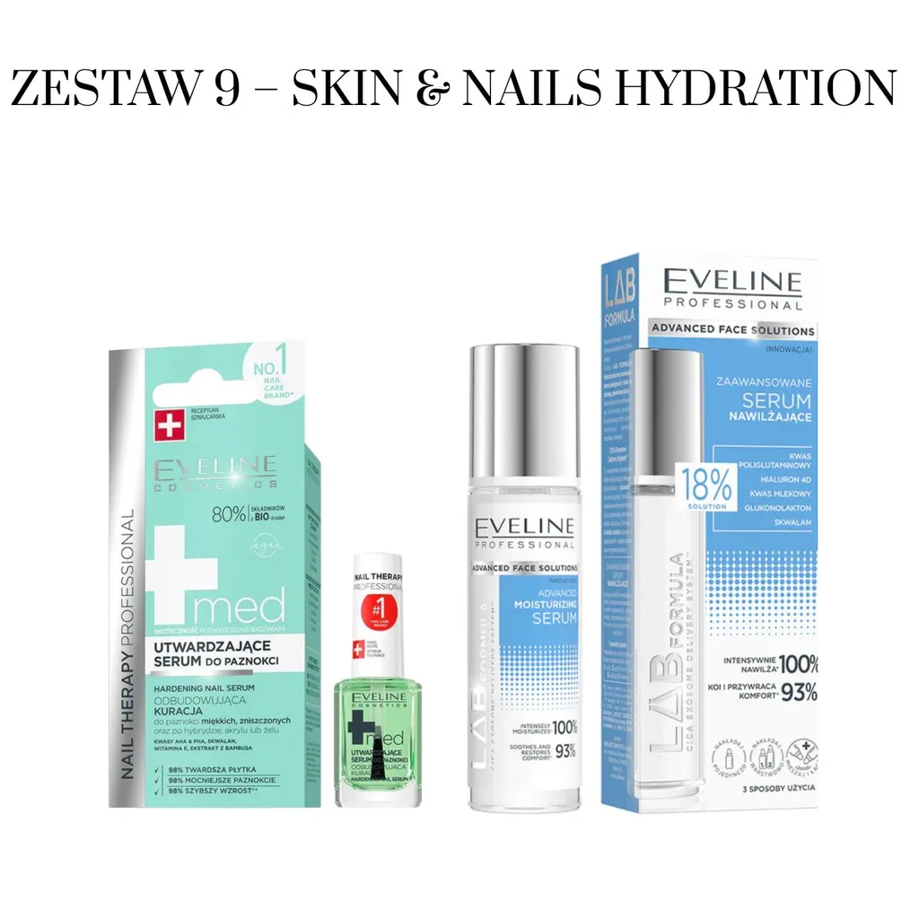 Zestaw 9 - Skin & Nails Hydration Set - Eveline Cosmetics - Kampanie z RefSpace