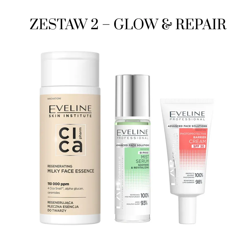 Zestaw 2 - Glow & Repair - Eveline Cosmetics - Kampanie z RefSpace