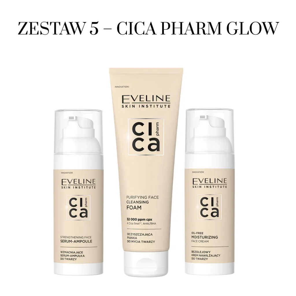 Zestaw 5 - Cica Pharm Glow - Eveline Cosmetics - Kampanie z RefSpace