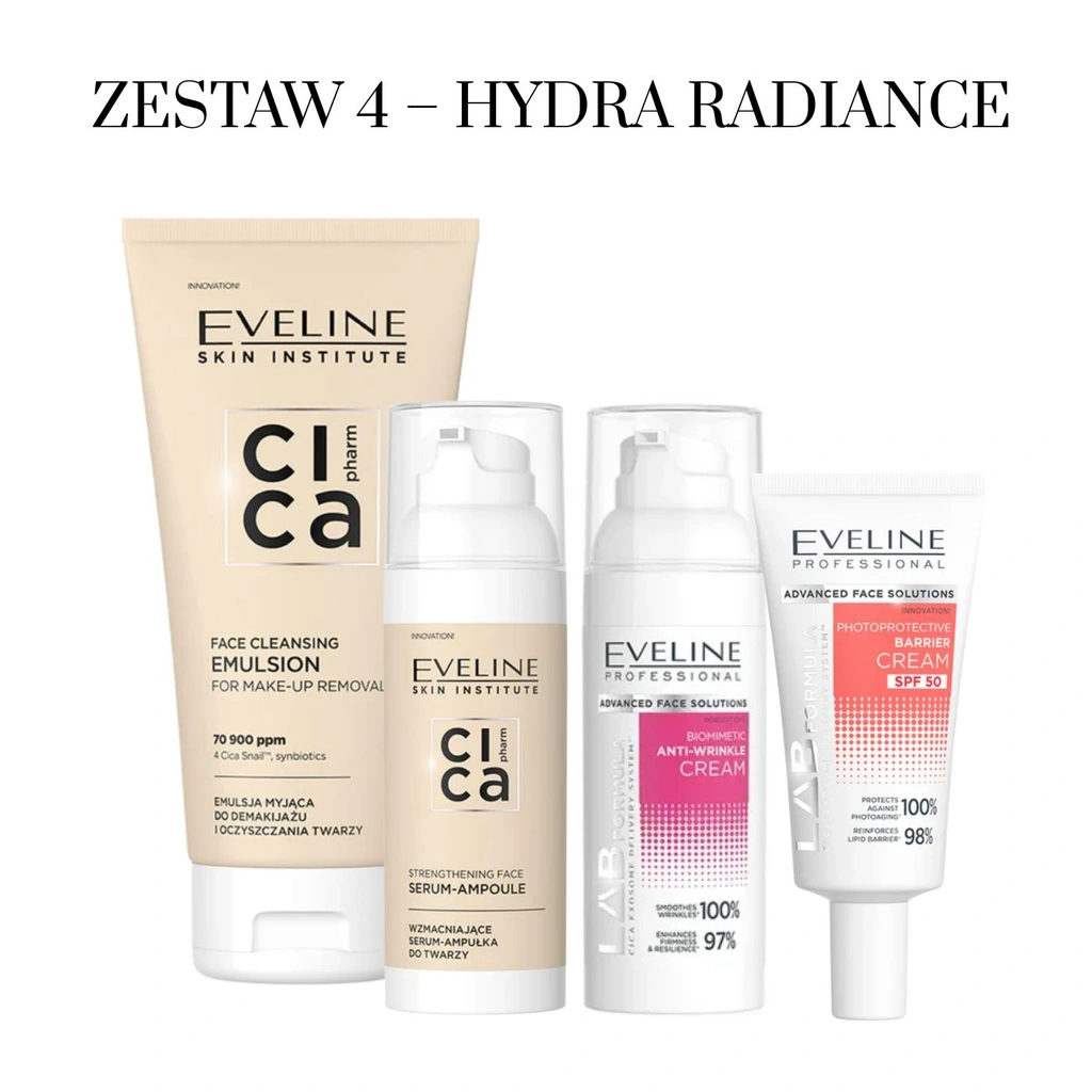 Zestaw 4 - Hydra Radiance - Eveline Cosmetics - Kampanie z RefSpace