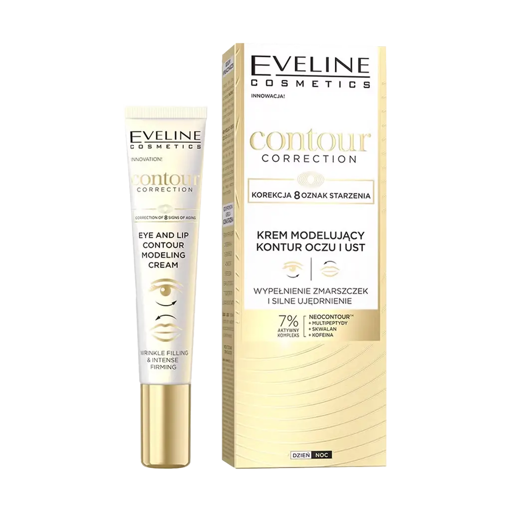 EVELINE krem modelujący kontur oczu i ust Contour Correction - Lucyluu