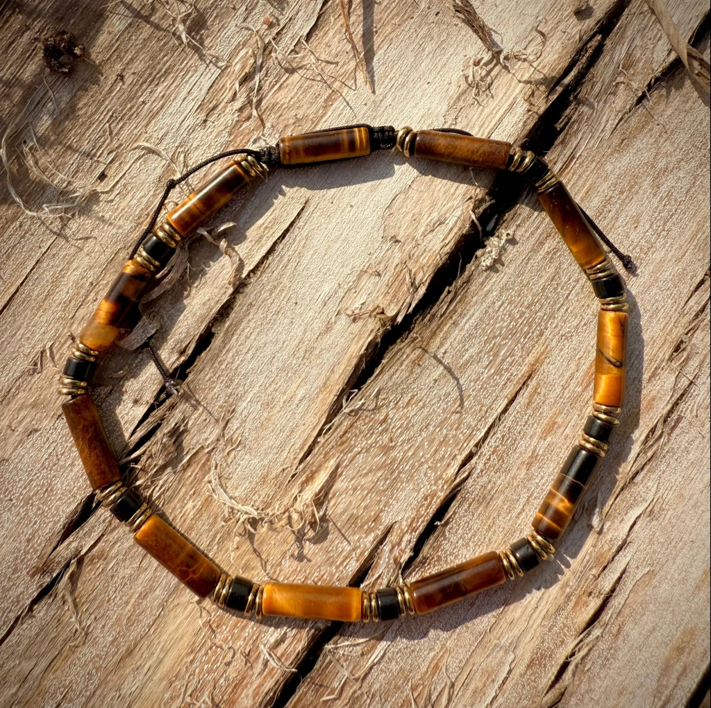 Bransoletka z naturalnych kamieni - Leszek Kaminski (Polunek)