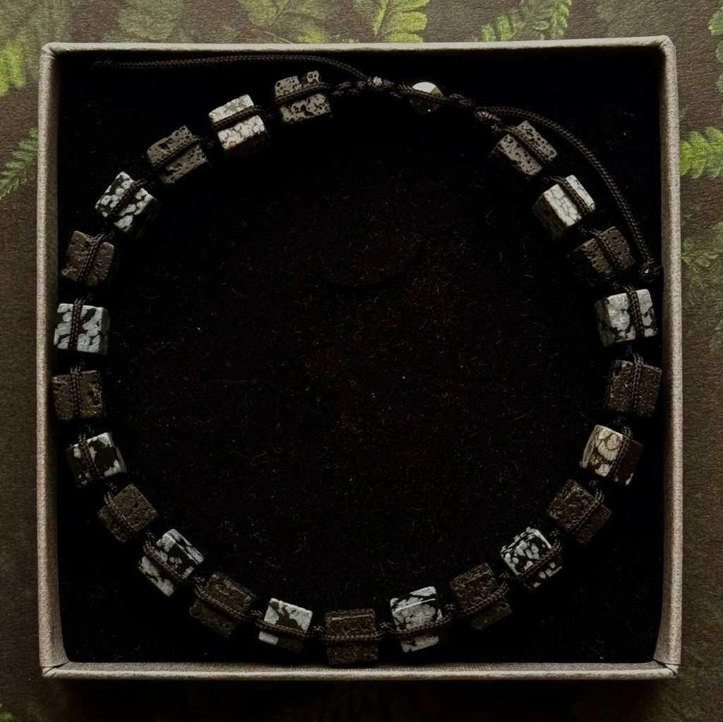 Bransoletka z kamieni wulkanicznych KIN2 - Leszek Kaminski (Polunek)