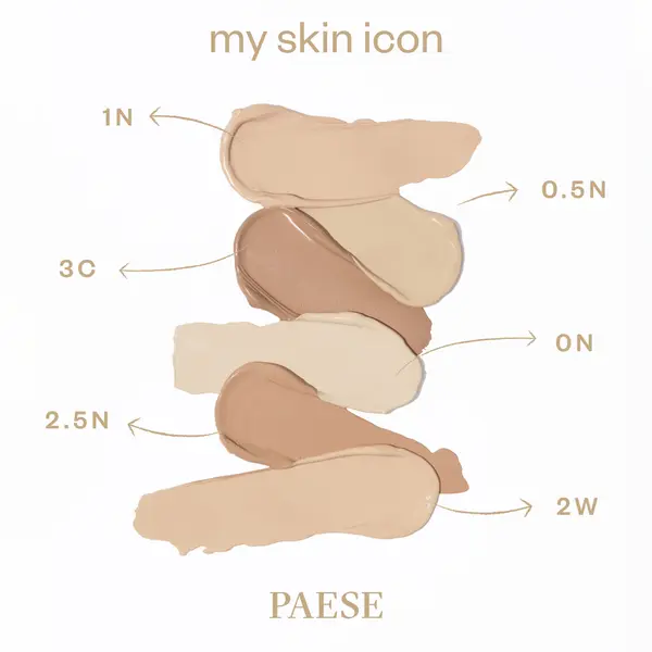 Zestaw: PAESE – puder PUFF & podkład MY SKIN ICON - Karcik19