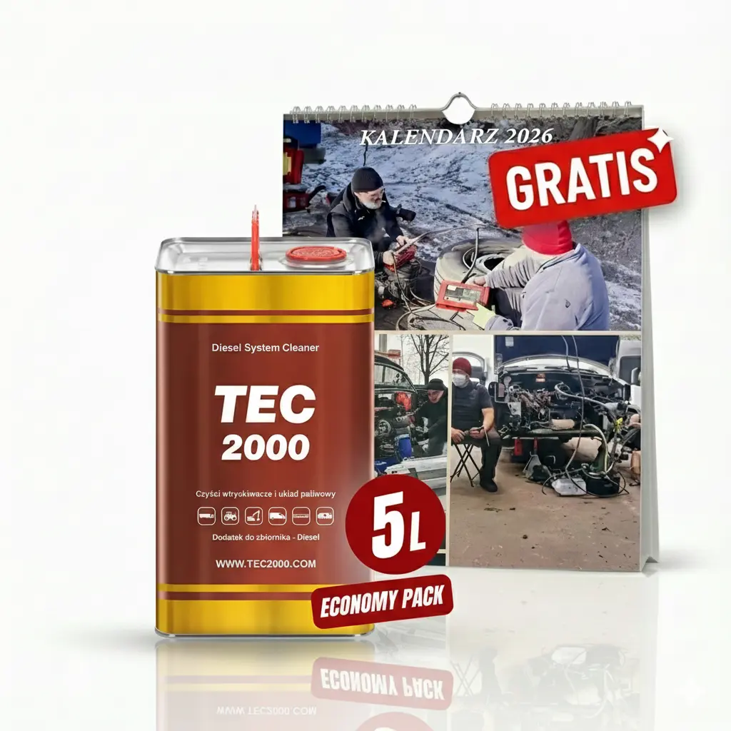 TEC 2000 Diesel System Cleaner 5 L + kalendarz GRATIS - Truck Mechanic from Poland