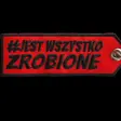 Brelok #JestWszystkoZrobione Czerwony 