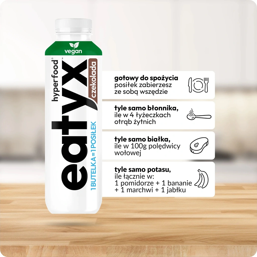 eatyx 4+2 GRATIS - posiłek w płynie WEGAN + darmowa dostawa - Seweryn Kiełpin 